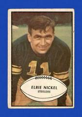 Elbert Nickel Football Cards 1953 Bowman Prices
