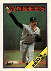 Rick Rhoden Baseball Cards 1988 Topps Prices