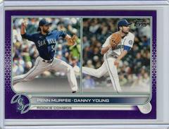 Danny Young, Penn Murfee [Purple] #US220 Baseball Cards 2022 Topps Update Prices