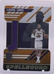 LeBron James [Orange Die-Cut] #40 Basketball Cards 2023 Donruss Elite Spellbound Prices