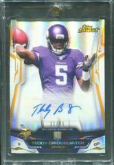 Teddy Bridgewater [Gold Refractor] Football Cards 2014 Topps Finest Prices