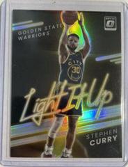 Stephen Curry [Holo] Basketball Cards 2021 Panini Donruss Optic Light It Up Prices
