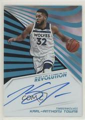 Karl Anthony Towns [Infinite] Basketball Cards 2018 Panini Revolution Autographs Prices