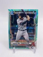 Adrian Del Castillo [Aqua] #BD-108 Baseball Cards 2021 Bowman Draft Prices