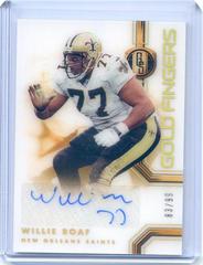 Willie Roaf Football Cards 2022 Panini Gold Standard Fingers Autographs Prices