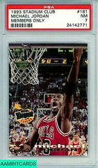 Michael Jordan [Frequent Flyers Members Only] Basketball Cards 1993 Stadium Club Prices