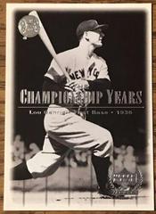 Lou Gehrig #70 Baseball Cards 2000 Upper Deck Yankees Legends Prices