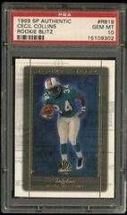 Cecil Collins #RB19 Football Cards 1999 SP Authentic Rookie Blitz Prices