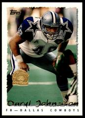 Daryl Johnston [Panthers Inaugural] #62 Football Cards 1995 Topps Prices