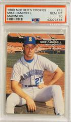Mike Campbell #18 Baseball Cards 1989 Mother's Cookies Mariners Prices