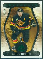 Quinn Hughes [Emerald] #129 Hockey Cards 2023 Upper Deck Artifacts Prices
