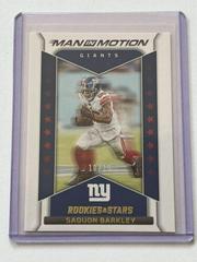 Saquon Barkley [Gold] Football Cards 2022 Panini Rookies & Stars Man In Motion Prices