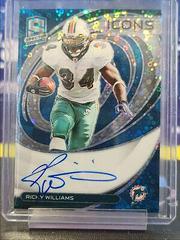 Ricky Williams [Blue] #ICN-RWI Football Cards 2022 Panini Spectra Icons Autographs Prices