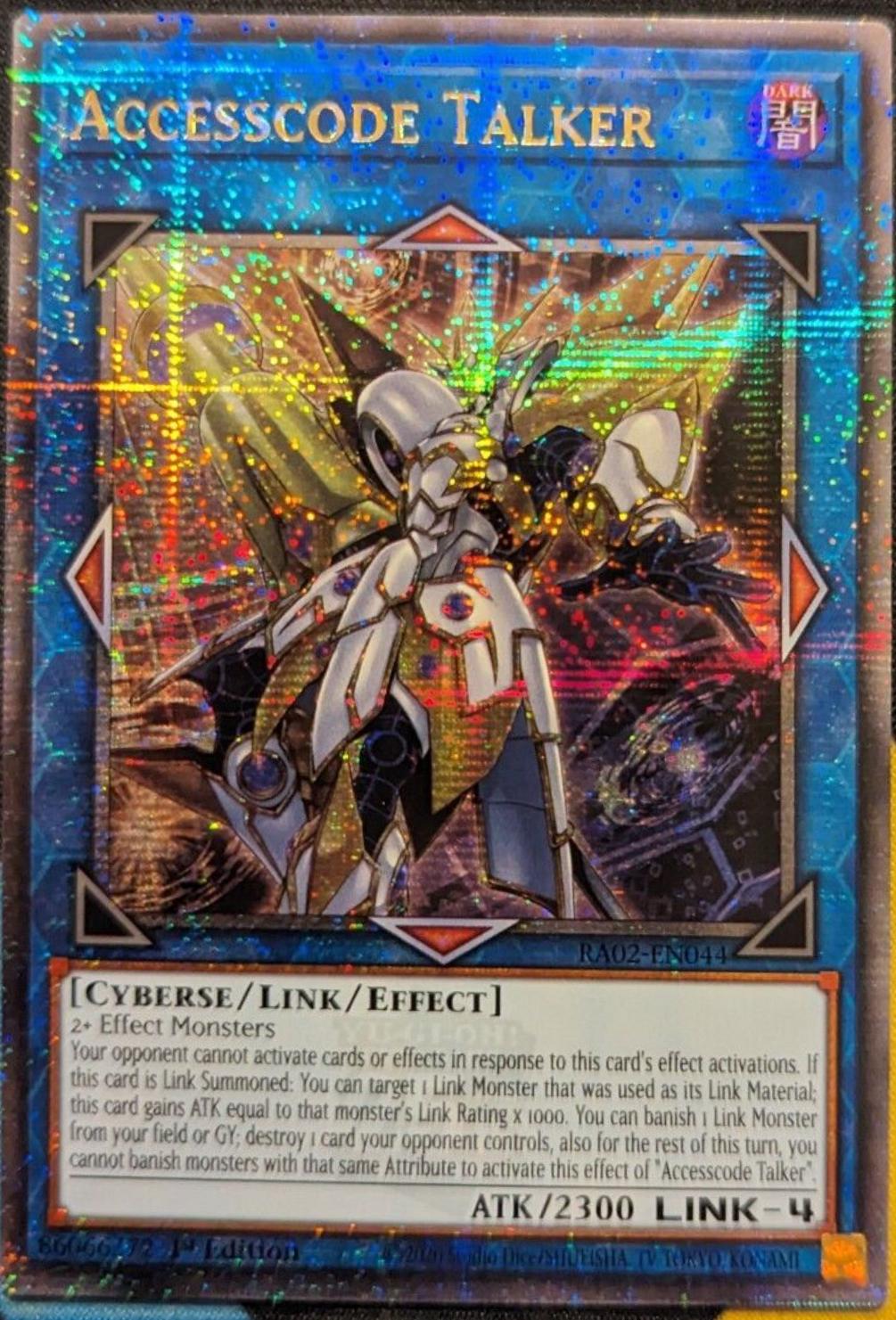 Accesscode Talker [Quarter Century Secret Rare] RA02-EN044 YuGiOh 25th Anniversary Rarity Collection II