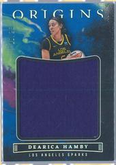 Dearica Hamby [Blue] #JJ-DHM Basketball Cards 2023 Panini Origins WNBA Jumbo Jerseys Prices