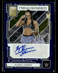 Kiana James [Blue] Wrestling Cards 2023 Donruss Elite WWE New Breed Autograph Prices