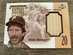 Mike Schmidt Baseball Cards 1999 Upper Deck Piece of History 500 HR Club Prices