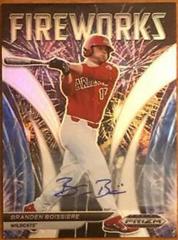 Branden Boissiere [Autograph Silver Prizm] Baseball Cards 2021 Panini Prizm Draft Picks Fireworks Prices