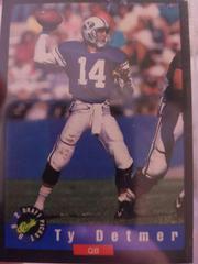 Ty Detmer Football Cards 1992 Classic Draft Picks Prices