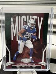 Jonathan Taylor #TM-9 Football Cards 2022 Panini Certified The Mighty Prices