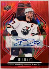 Connor McDavid [Red Rainbow Autograph] #30 Hockey Cards 2022 Upper Deck Allure Prices