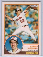 Sammy Stewart #347 Baseball Cards 1983 O Pee Chee Prices