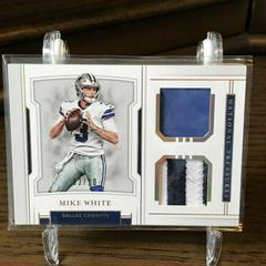 Mike White [Gold] Football Cards 2018 National Treasures Rookie Dual Materials Prices