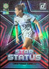Cristiana Girelli [Red] #12 Soccer Cards 2023 Donruss FIFA Women's World Cup Star Status Prices