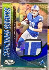 T. J. Hockenson [Green] #CG-TH Football Cards 2022 Panini Certified Gamers Mirror Prices