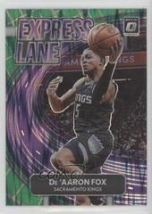 De'Aaron Fox [Green Shock] #14 Basketball Cards 2022 Panini Donruss Optic Express Lane Prices