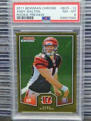 Andy Dalton Football Cards 2011 Bowman Chrome Rookie Preview Prices