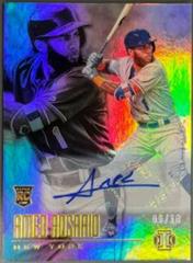 Amed Rosario [Autograph Gold] Baseball Cards 2018 Panini Chronicles Illusions Prices