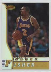 Derek Fisher [Refractor] Basketball Cards 1996 Bowman's Best Rookie Prices