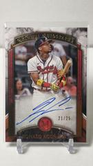Ronald Acuna Jr. [Gold] #AA-RAJ Baseball Cards 2022 Topps Museum Collection Archival Autographs Prices