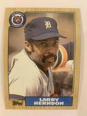 Larry Herndon #298 Baseball Cards 1987 Topps Prices