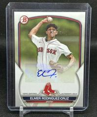 Elmer Rodriguez Cruz Baseball Cards 2023 Bowman Paper Prospect Autographs Prices