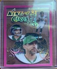 Aaron Rodgers [Pink] #1 Football Cards 2023 Panini Illusions King of Cards Prices