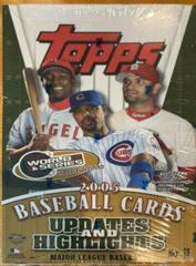 Hobby Box Baseball Cards 2005 Topps Updates & Highlights Prices