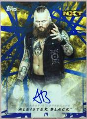 Aleister Black [Gold] Wrestling Cards 2018 Topps WWE NXT Autographs Prices