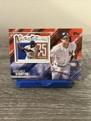 Giancarlo Stanton [Black] Baseball Cards 2022 Topps Update Special Event Patch Relics Prices