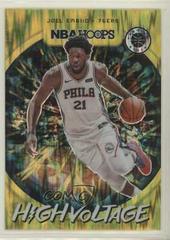 Joel Embiid [Flash] Basketball Cards 2019 Panini Hoops Premium Stock High Voltage Prices