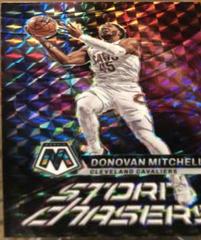 Donovan Mitchell #14 Basketball Cards 2022 Panini Mosaic Storm Chasers Prices
