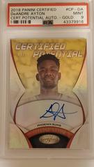 Deandre Ayton [Gold] #CP-DA Basketball Cards 2018 Panini Certified Potential Autographs Prices