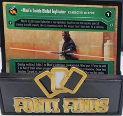 Maul's Double-Bladed Lightsaber Star Wars CCG Reflections III Prices