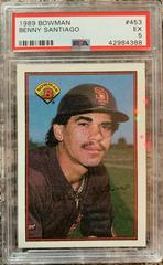 Benny Santiago #453 Baseball Cards 1989 Bowman Prices
