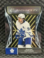 Auston Matthews [Gold] Hockey Cards 2021 SPx Radiance FX Prices
