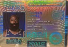 James Harden #6 Basketball Cards 2022 Panini Contenders License to Dominate Prices