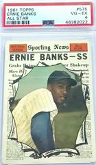 Ernie Banks [All Star] #575 Baseball Cards 1961 Topps Prices