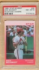 Mike Schmidt [Milestone Homers Glossy] Baseball Cards 1988 Star Schmidt Prices