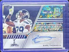 Earl Thomas III [Psychedelic] #CS-ET Football Cards 2022 Panini Spectra Champion Signatures Prices